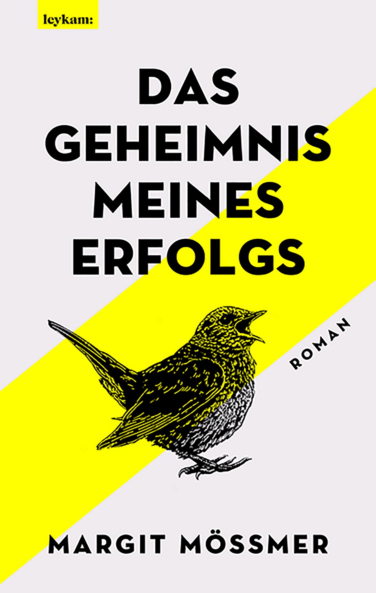 Die Zeichnung eines schreienden Vogels am Buchcover von "Das Geheimnis meines Erfolgs" von Margit Mössmer.