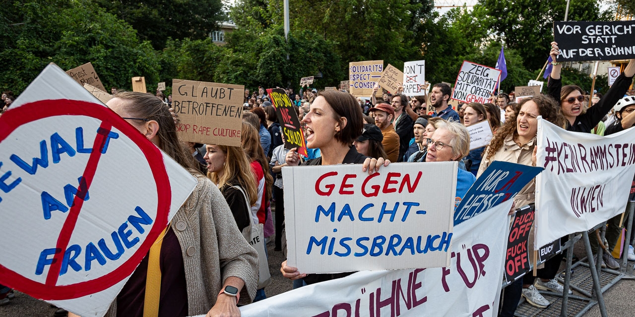 Demo gegen Rammstein-Konzert in Wien