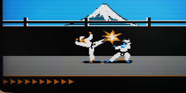 Screenshot aus der Games-Anthologie "The Making of Karateka"