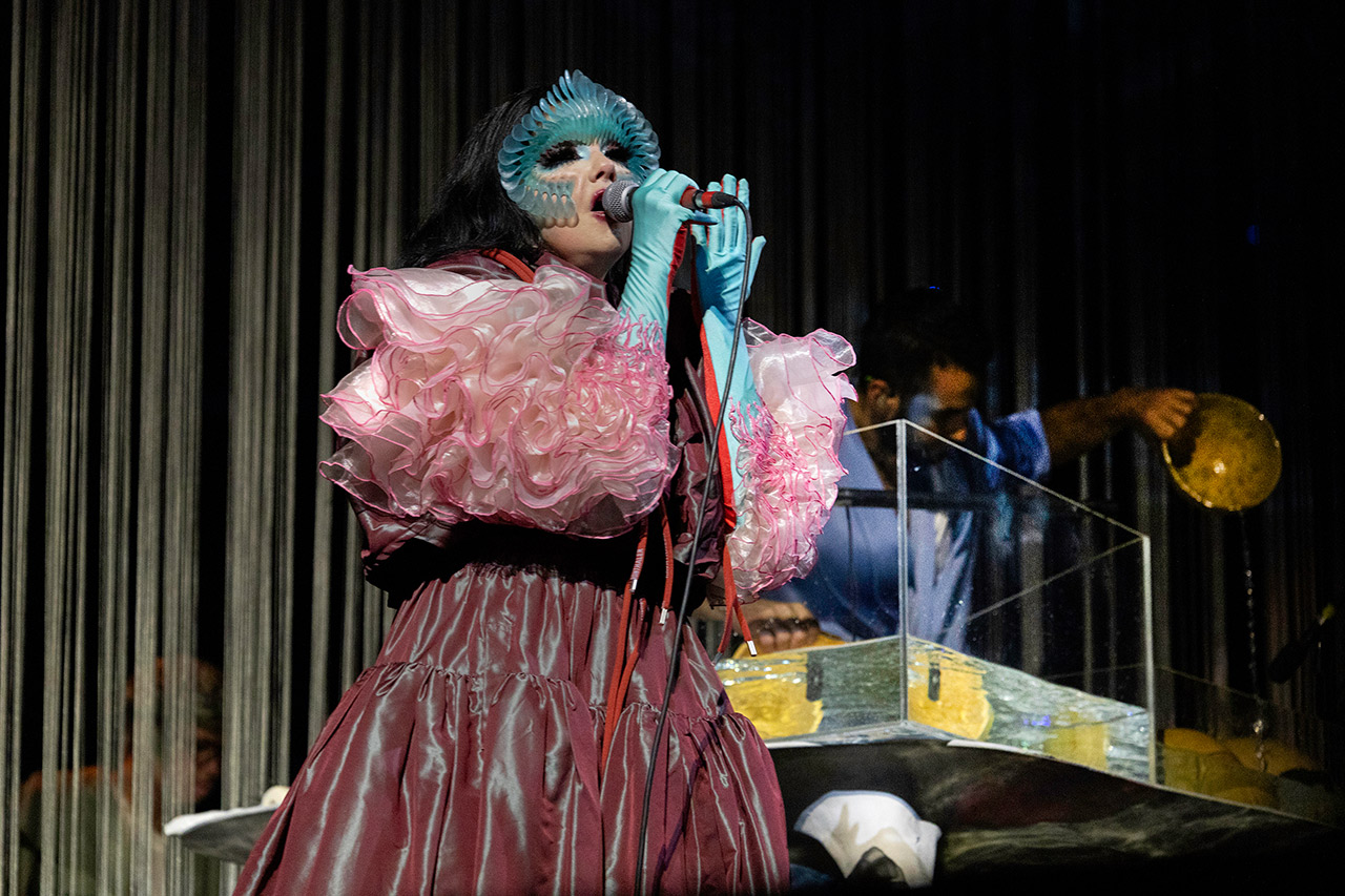 Björk in der WIener Stadthalle
