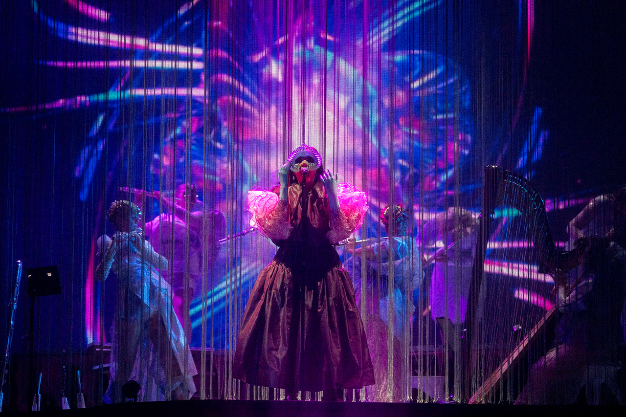 Björk in der WIener Stadthalle