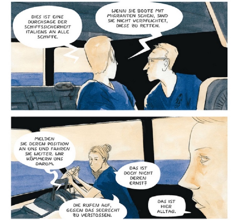 Comic: Das Schimmern der See von Adrian Pourviseh: Auszüge & Cover