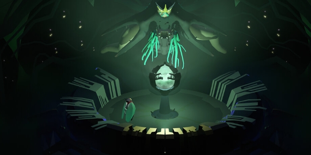 Screenshot aus dem Computerspiel "Cocoon"