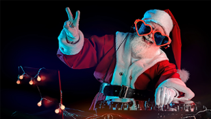 Weihnachtsmann DJ