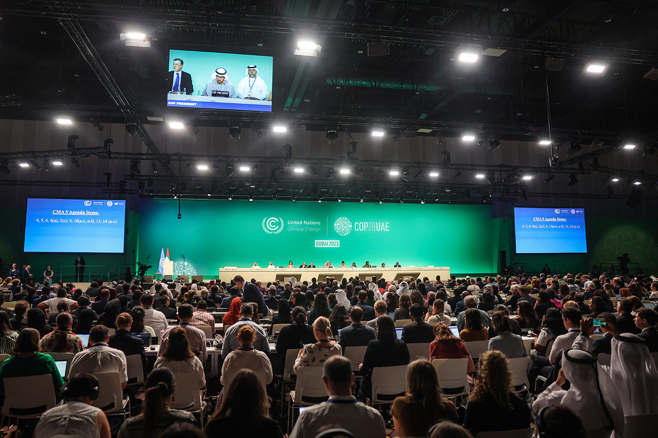 COP28: großer Saal mit Publikum