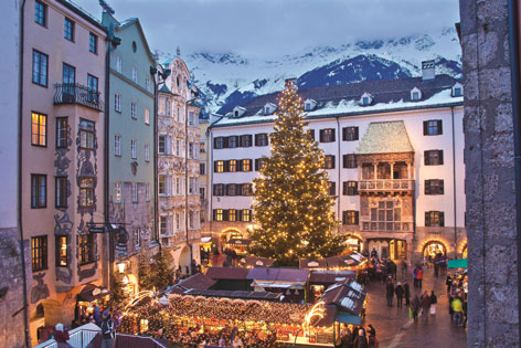 Christkindlmarkt Bergweihnacht Innsbruck Altstadt