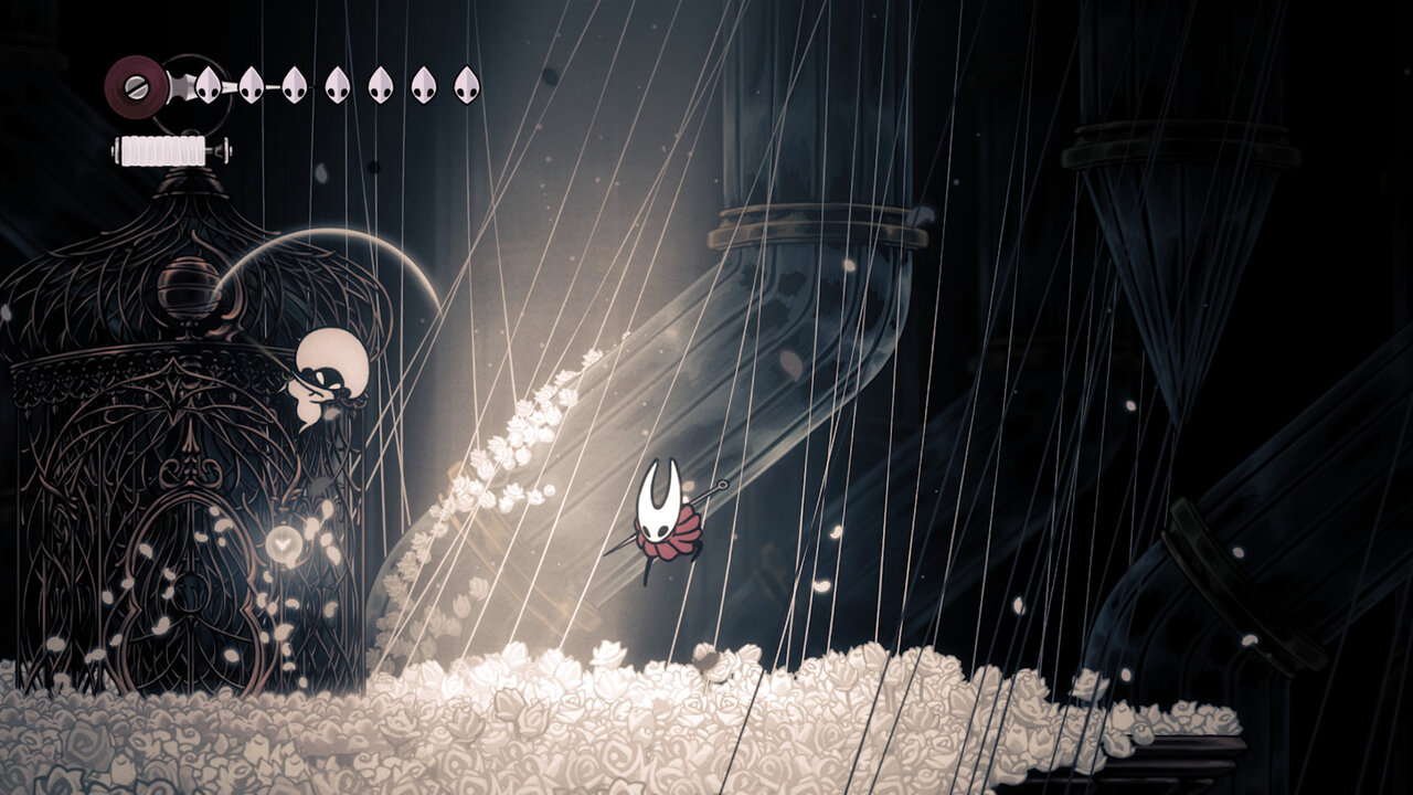 Screenshot aus dem Videospiel "Hollow Knight: Silksong"