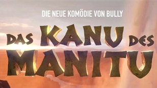 "Das Kanu des Manitu"-Schriftzug