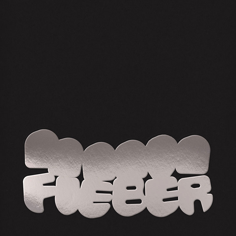OG Keemos Mixtape Cover "Fieber" (fetter Schriftzug auf schwarzem Hintergrund)