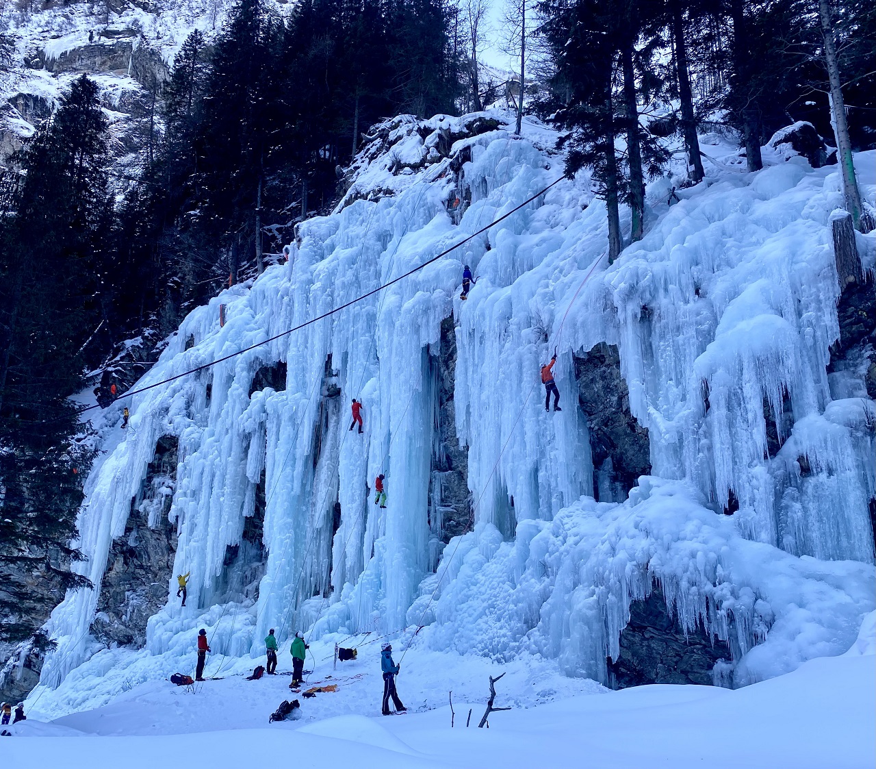 Der Eiskletterpark in Osttirol