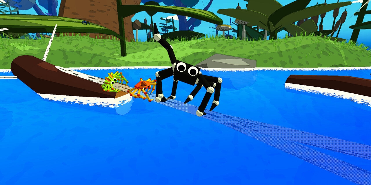Screenshot aus dem Computerspiel "A Webbing Journey".