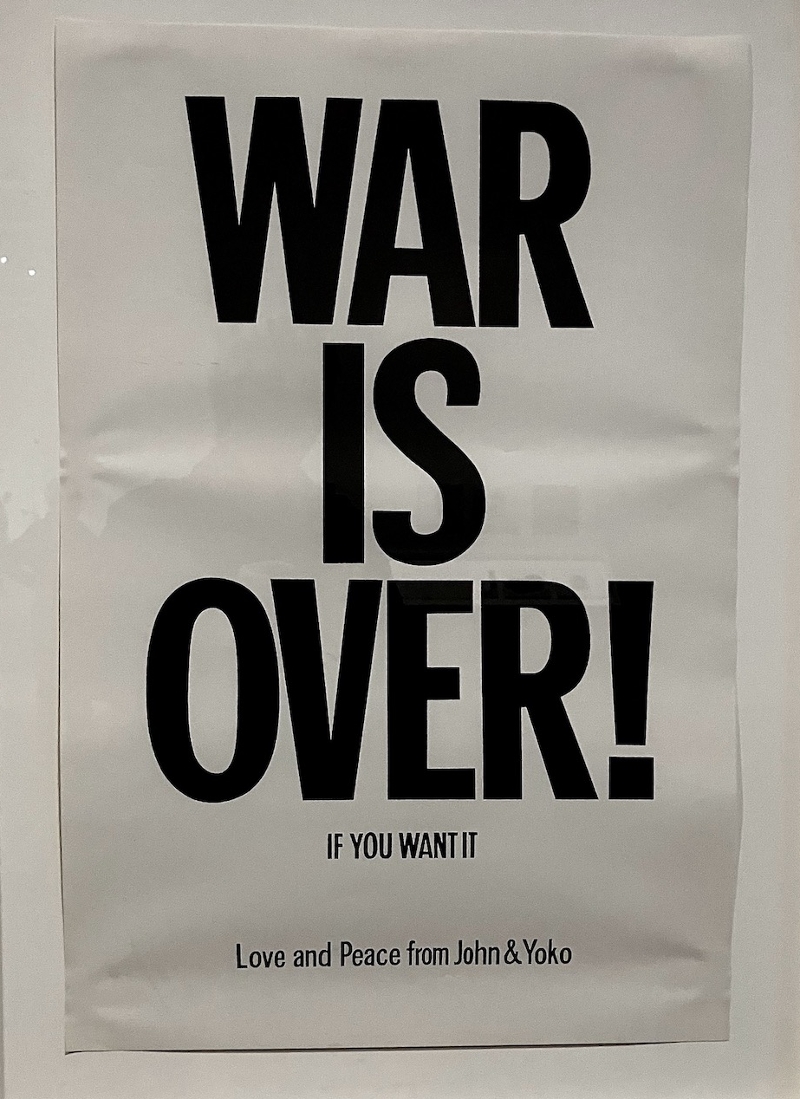 Poster "War is Over if you want it"