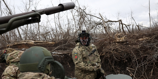 Ukrainian anti-aircraft gunners