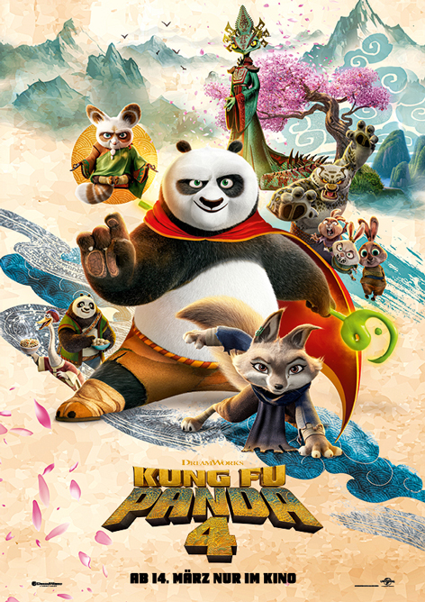 Filmplakat von "Kung Fu Panda 4"