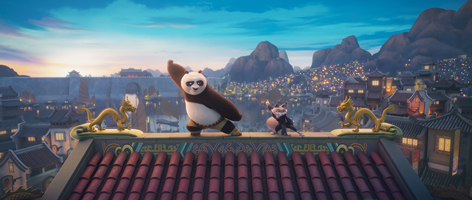 Szenenbild aus "Kung Fu Panda 4"