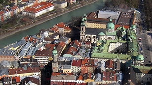 Innsbruck Luftansicht