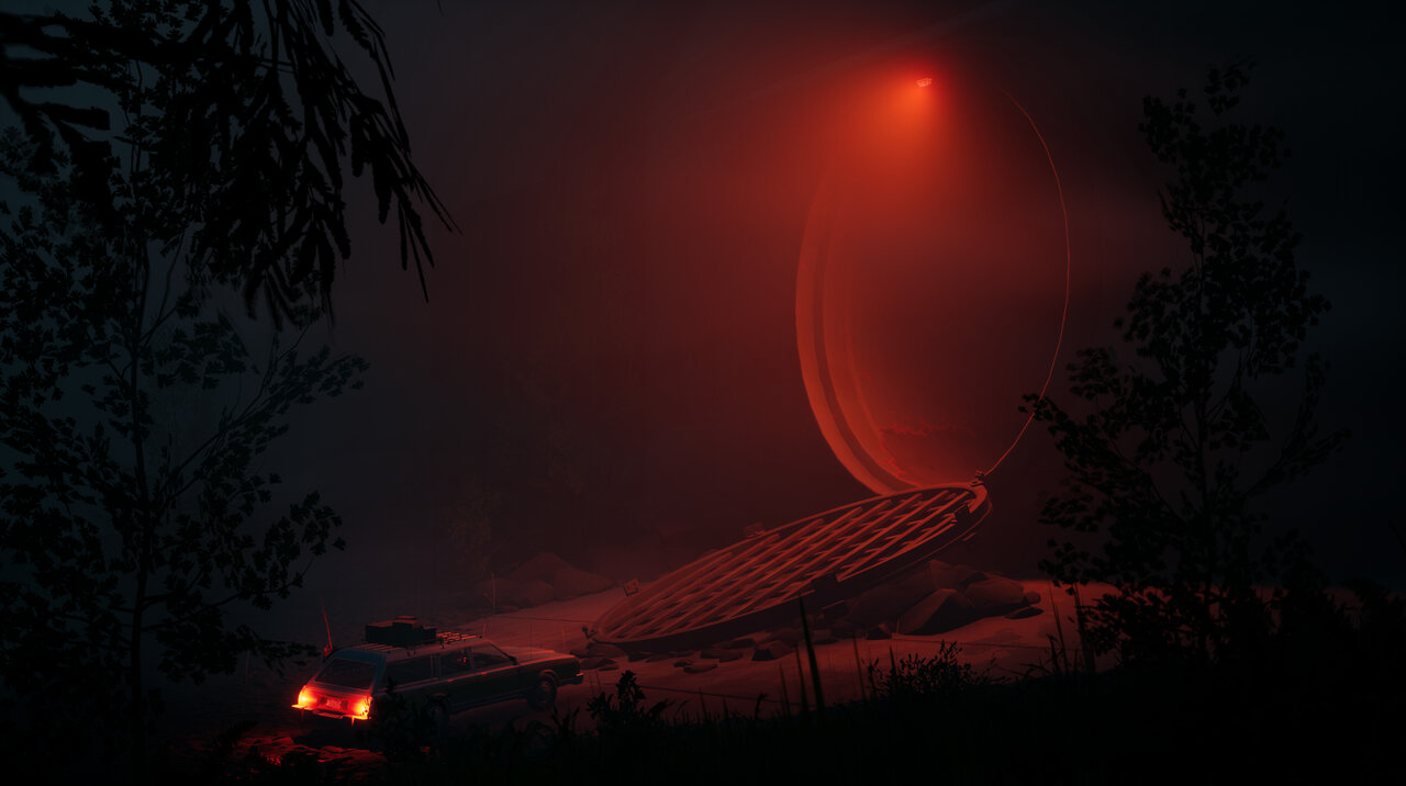 Screenshot aus dem Computerspiel "Pacific Drive"