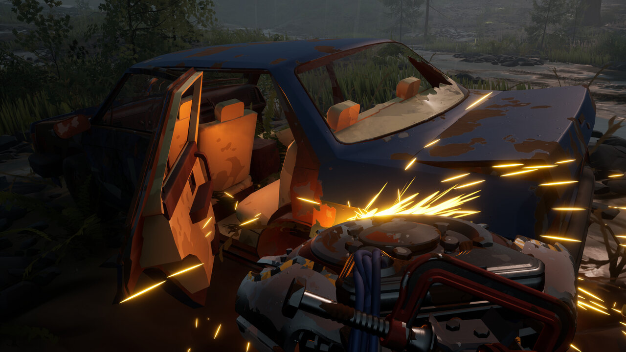 Screenshot aus dem Computerspiel "Pacific Drive