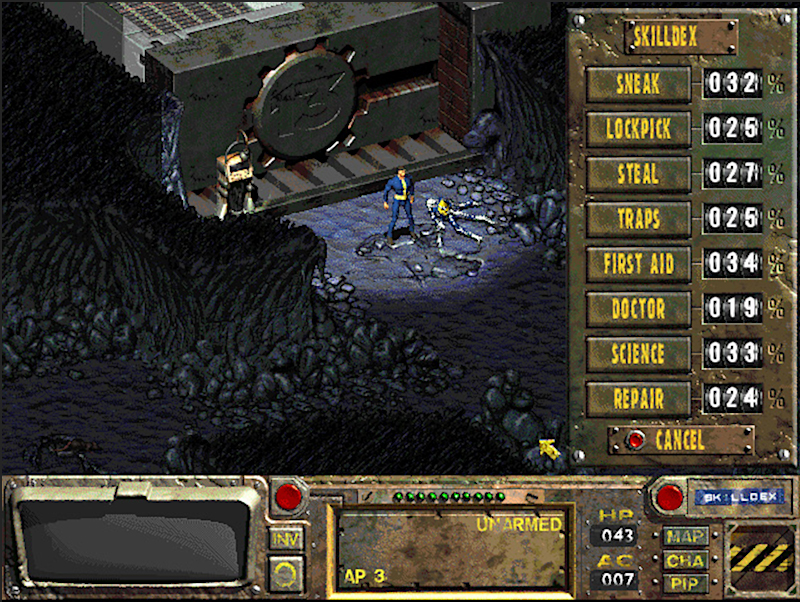 Screenshot eines Computerspiels